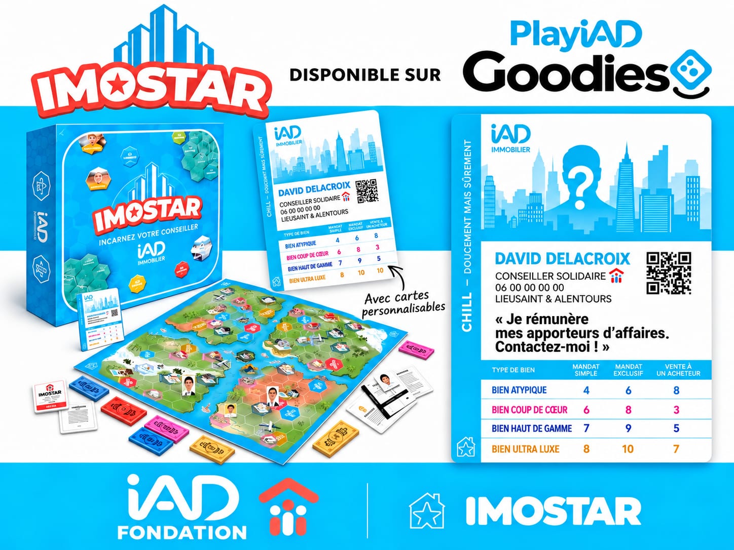 IMOSTAR disponible en packs sur Playiad Goodies